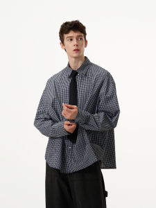 MADWITCH | Retro Classic Check Black Shirt