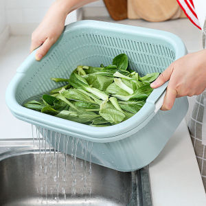 HUAZINIAO | Draining Double Layered Washing Basin