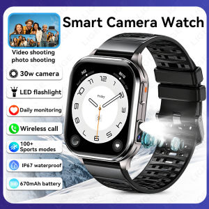LIGE | LIGE New Camera Smart Watch Men Recording Camera Local Music & Photo Bluetooth Calling 670mAh Large Battery Men Women Smartwatch