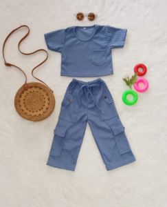 Setelan Cargo Anak Perempuan