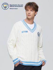 ALL STAR PARTNER | Blue and White Club Crest Sweater