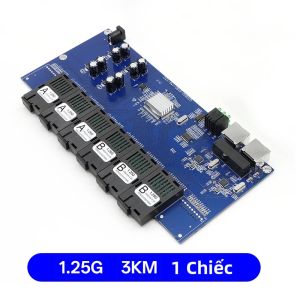 BYXGD Fiber Media Converter PCB Module 10/100Mbps & Gigabit BIDI 3KM/25KM Bảng Thu Phát Cho Giám Sát Camera Quan Sát FTTH Mô-đun SFF Chế Độ Đơn