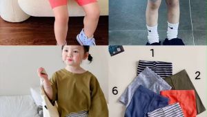 Lyvyshop - Quần legging đùi cho bé gái siêu dễ thương từ 08kg-30kg (giá 01 quần)