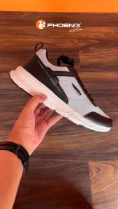 Phoenix Dexton Sepatu Running Pria - Black/Grey