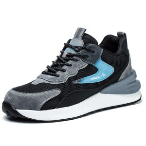 DINGGU | Breathable & Lightweight Anti-Smash Anti-Puncture Safety Shoes for Men