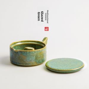 LanZhai WenFang Ceramic Plastic Inkwell Multi-Function Ink Box Student Cover Ink Stone Anti-Fall Ink Tray Calligraphy Ink Box Ink Juice Ink Dish