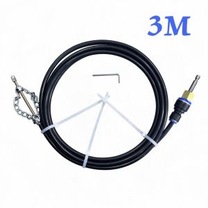 Drill Powered Drain Cleaner Hose Tool - Galvanized Rotatable Chain Flexible Sewer Dredger for Home Sink Pipe Clog Removal