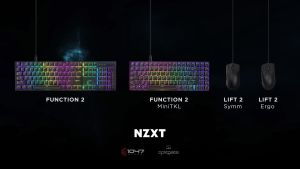 NZXT Lift 2 Symm 58g & Lift 2 Ergo 61g & Lift Elite Wireless Lightweight Symmetrical & Ergonomic 8K Polling Rate 26K DPI Wired Gaming Mouse