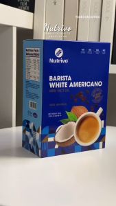 3-Pack Bundle Nutrivo Premix Coffee Arabica White Americano with MCT Oil (21g x 12 sachets)