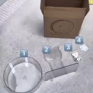 Hamster Transparent Running Wheel Toy For Hamster Quiet Running Exercise Toy Easy To Disassemble And Clean Pets Accessories