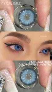 Kính Áp Tròng Màu EYESHARE 2 Chiếc Màu Xanh Dương Xám Nâu Xanh Lá Chất Liệu HEMA Cao Cấp Dùng Một Lần Dành Cho Làm Đẹp