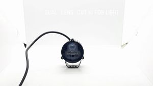 3Inch LED laser projector headlights apply motorcycle headlamps with low beam yellow high beam white