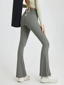 Supaitao Slightly Flared Yoga Pants High Waist Hip Lift Outwear Pilates Matte Fitness Pants Micro Pressure Sports Pants Female Autumn