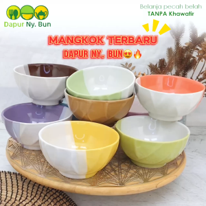 Mangkok Ramen Diamond Two Tone 2 Warna Ukuran 6 Inch