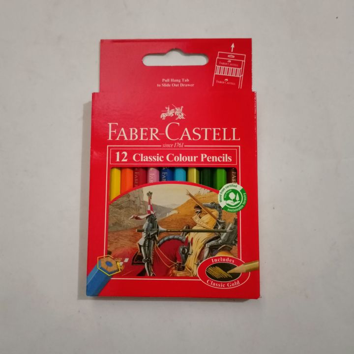 Faber-Castell 12 classic colour pencils pendek | Lazada Indonesia