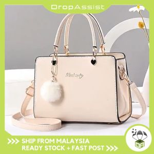 DROPASSIST 2195 READY STOCK Women Sling Crossbody Shoulder Handbag Bag Wanita Perempuan PU Beg Sandang Tangan