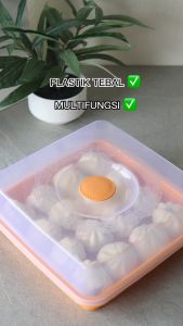 Tempat Kue Roti Multifungsi Wadah Tutup Model Persegi