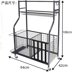 ชั้นวางของสำหรับกีฬา ชั้นวางของสำหรับกอล์ฟ บาสเก็ตบอล ฟุตบอล แบดมินตัน เบสบอล ชั้นวางของเคลื่อนที่ได้ ชั้นวางของสำหรับกีฬา