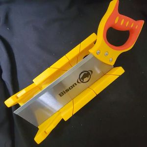 BISON Gergaji Kayu Sudut Pigura 12 Inch - Back Saw Set