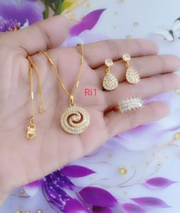 Set kalung lapis emas 24k awet sampai tahunan