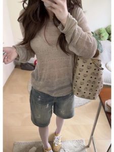 YUEZHONGWEI | Elegant French Lace Long Sleeve Knitted Sweater Chic Spring New