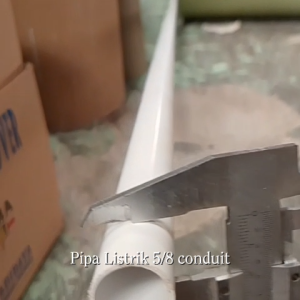 Pipa Listrik 3/4 Conduit (20mm x 2.9meter) Paralon Kabel Putih PVC 25BATANG