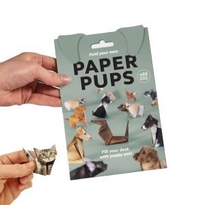 Creative DIY Paper Cats 50 Sheets DIY Origami Paper Handmade DIY Paper Cat Dog Dinosaur Fun Art Craft Folding Animal Folding Set