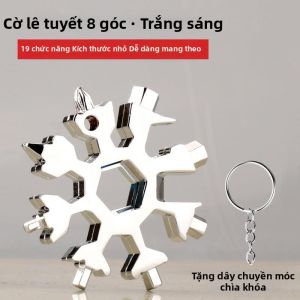NAIFUNA | Chìa Khóa Đa Năng Hình Bông Tuyết bằng Thép Không Gỉ