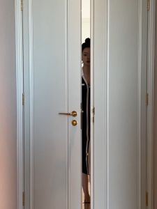 Váy nữ ZYHT EraVogue Váy đen Váy cổ chữ V Váy tay ống loe Váy bảo hộ lao động Váy Hiso Váy cổ điển Váy bảo hộ lao động Váy dự tiệc Váy dạ hội 55002