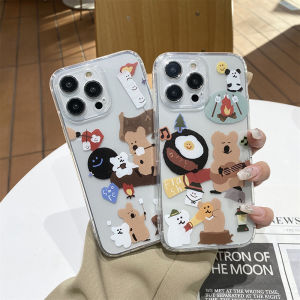 ปลอกสำหรับ Samsung โทรศัพท์ Galaxy S25 FE S25FE 2025เคสซิลิโคนนิ่มลายหมีการ์ตูนน่ารักใหม่ร้อนสำหรับ SamsungS25fe