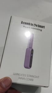 Mini folding straight hair comb for travel Type-C fast charging can hold makeup bag airport security friendly say goodbye to frivolity anytime anywhere