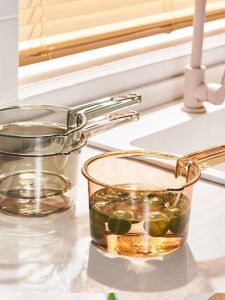 Thìa Nhựa Acrylic Dày Có Tay Cầm Dài Dùng Trong Nhà Bếp Thìa Nước Trong Suốt Dùng Cho Bé Tắm Dụng Cụ Nhà Bếp Thiết Yếu Cho Gia Đình