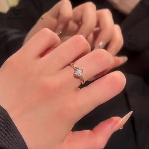 Cincin Wanita Kawin Korea & Hadiah Pasangan Perhiasan