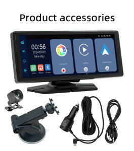 10.26 inch Multimedia Video Player Car Mirror Radio Car Stereo with Bluetooth Car Touch Screen Car Touch Screen Wireless CarPlay