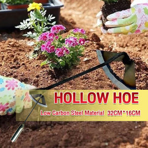 ItemMart Hollow Hoe Durable Weeding Rake Handheld Hoeing Garden Pine Soil Farm Tool Weeding Tools