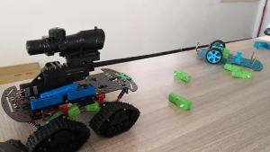 Toy Remote Control Tank Water   Aluminum Alloy Smart Car Kechuang DIY Shooting Game Water  Gear