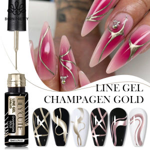 LILYCUTE เจลสีแปรง 5มล สวยงาม สำหรับ สายฝรั่งเศส กราฟฟิตี้ โลหะ