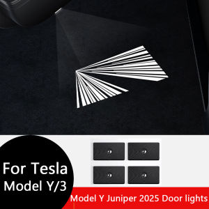 For Tesla Model Y Juniper 2025 Door Lights Model 3 Projector Puddle Lights Ultra-Bright Welcome Step Light Never Fade Model S X