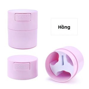 Hộp Đựng Keo Dán Mi Giả 3 Màu Có Nắp Đậy Kín Tích Hợp Than Hoạt Tính Dụng Cụ Nối Mi Làm Đẹp