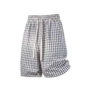 NASA WTAPS | Japanese Style Blue Check Casual Short Pants