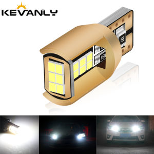 KEVANLY | 2PCS T10 W5W LED Bulbs Canbus Car Interior Reading Light 12V Super Bright License Plate Lamp 18SMD DRL Daytime Running Lights