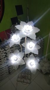 Standing lampu dekorasi pernikahan 5 tangkai