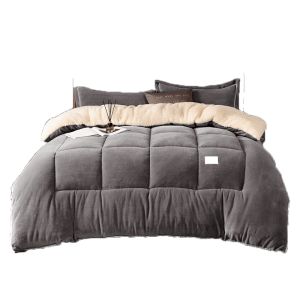 HAOMIAN | Milk Velvet Lamb Fleece Thick Warm Blanket Winter