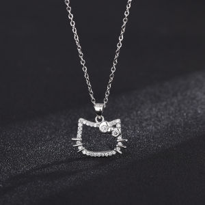 ZEEMIN Halloween Christmas Hello Kitty Sanrio Kids Chain Necklace: A Cute Girl Heart Gift
