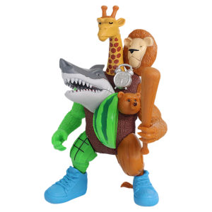 โมเดลก้อนเมฆรุ่นใหม่ที่ซ่อมได้ โมเดลลิงคอกลมขนาดใหญ่ โมเดลการ์ตูนสำหรับเด็กชาย อุปกรณ์เสริมสำหรับการเล่นของเด็ก