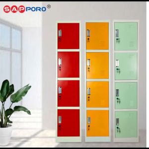 SAPPORO KOLN 4 - Loker Besi 4 Pintu | Steel Locker 4 Doors