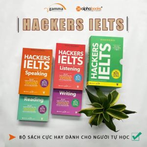 Sách Combo Hackers IELTS (Bộ 4 Cuốn) - AlphaBooks