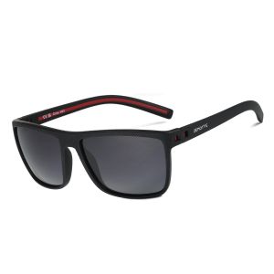 ZENOTTIC Polarized Sunglasses for Men Shades Lightweight TR90 Frame UV400 Protection Square Outdoor Sports Driving Sun Glasses