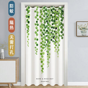 Winter Home Use Door Curtain Kitchen Bathroom Partition Windproof Heat Insulation Air Conditioner Oil Smoke Proof Fabric Curtain