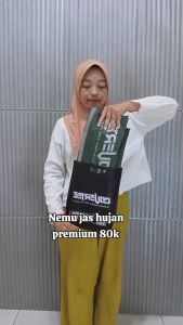 JAS HUJAN MANTEL PREMIUM PVC 0.25 A DILENGKAPI REFLEKTOR TEBAL ELASTIS BY COVERTEE